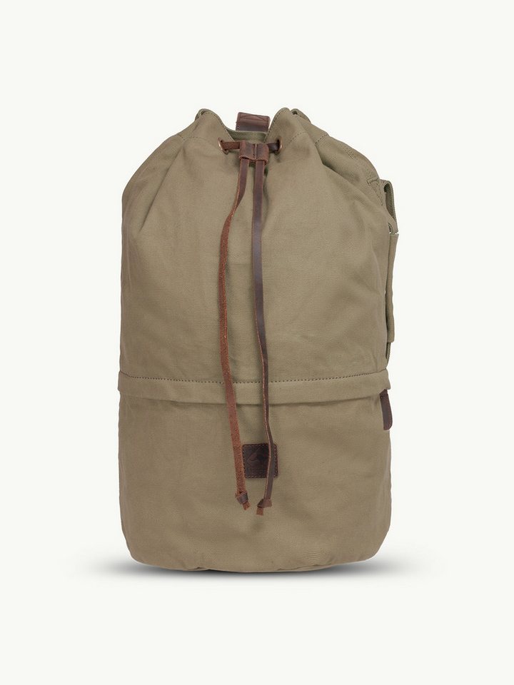 Scippis Packsack SCIPPIS Lockwood Sea Bag – Robuster Canvas-Seesack mit Lederdetails von Scippis