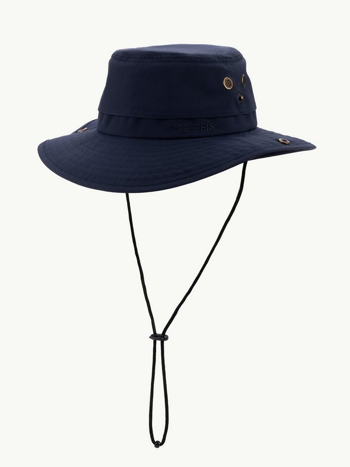 Scippis Regenhut SCIPPIS Kuranda Outdoorhut – Wetterfester Nylonhut mit UPF 50+, navy von Scippis