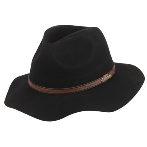 Scippis Wollhut Westernhut Cowboyhut Damen Herren »Leeman« Schwarz Gr.M von SCIPPIS