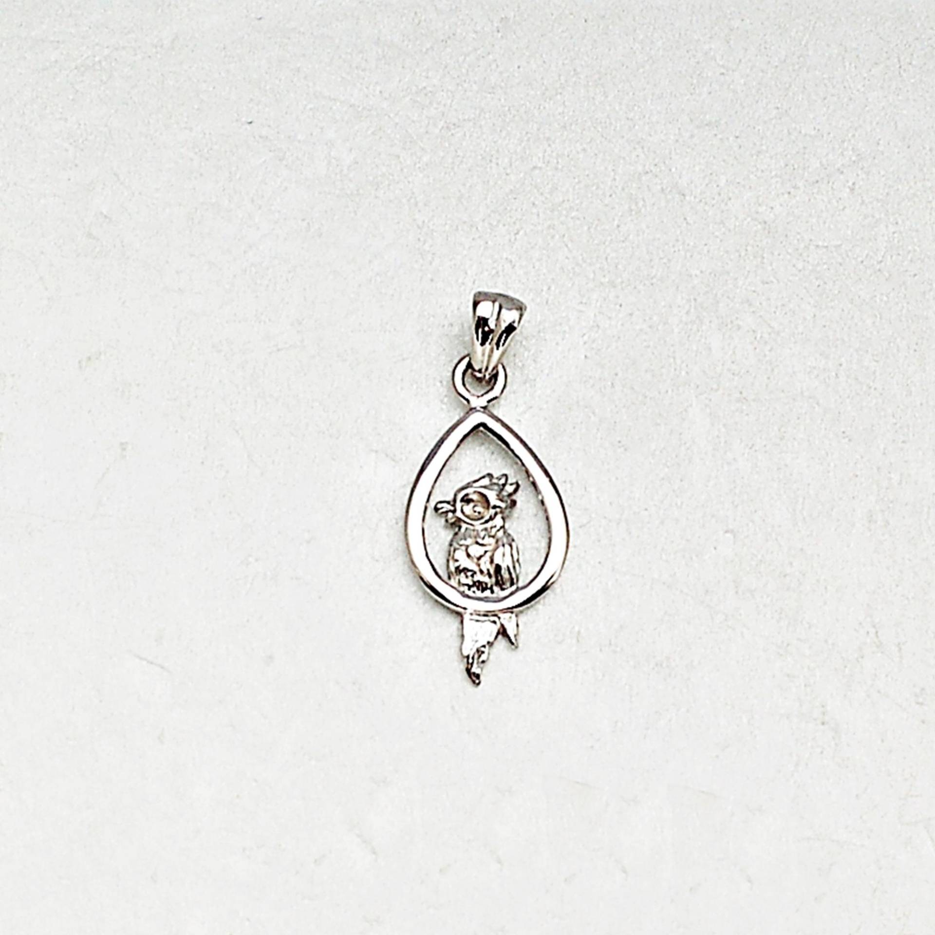 Vogel-Liebhaber-Geschenk - Sterlingsilber-Papageienanhänger | Kette Nicht Eingeschlossen Vogel-Liebhaber-Geschenk - Sterlingsilber-Papageienanhänger | Kette Nicht Eingeschlossen von ScissorWarrior