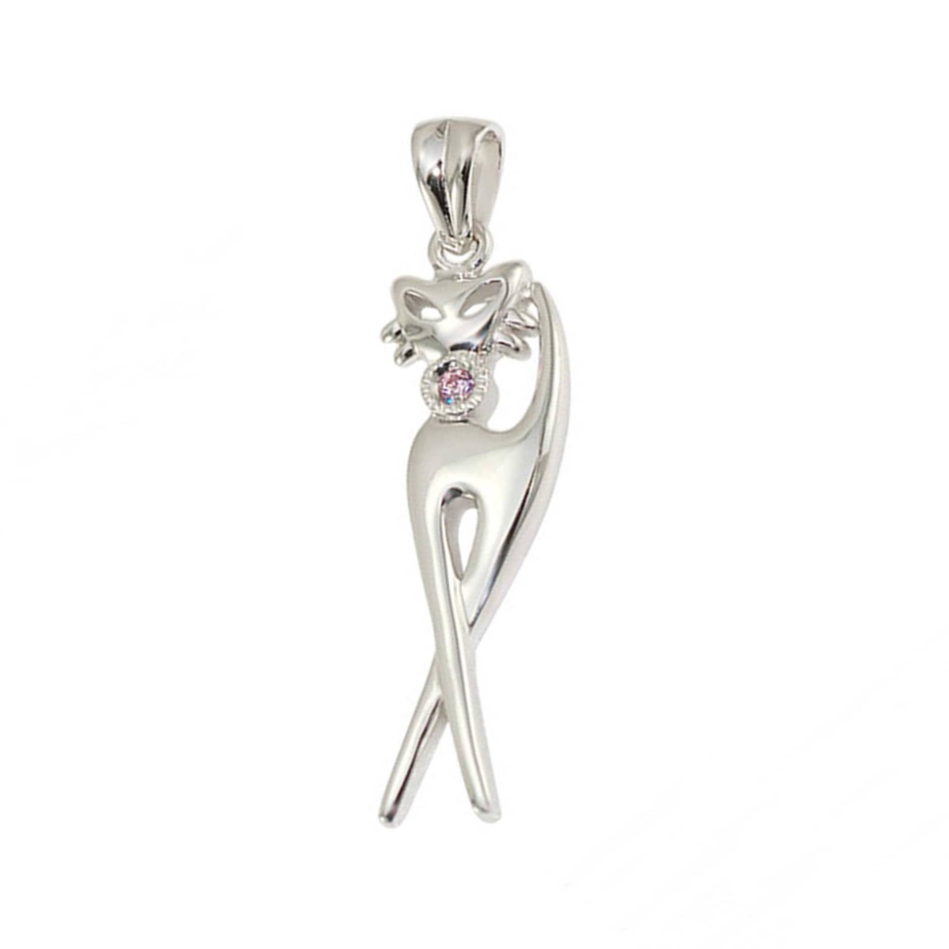 sterling Silber Katze Anhänger Geschenk Für Hairstylist Barber sterling Silber Katze Anhänger Geschenk Für Hairstylist Barber von ScissorWarrior