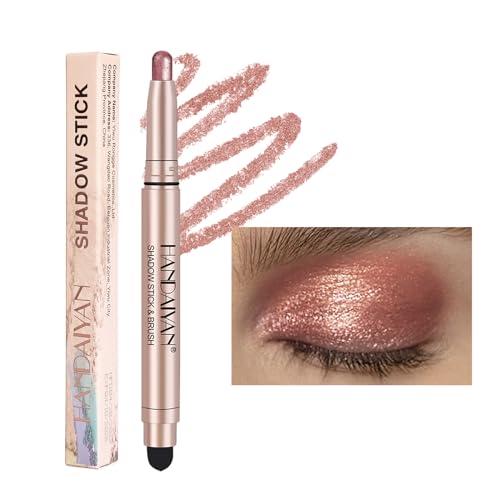 Scnvsi Double End Glitter Matte Lidschatten Stick Bleistift Lidschatten Make-up Wasserdicht Bicolor ShimmersCosmetics Beauty Makeup Tool von Scnvsi