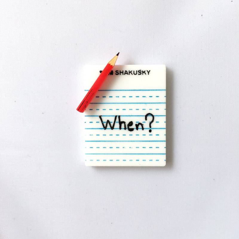 Acryl Lasercut Camping Notizblock Und Bleistift Brosche Handbemalt von SconnieAndJam