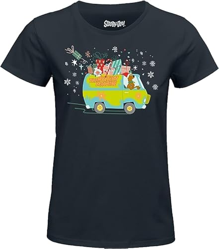 Scooby-Doo! Damen Woscoobts025 T-Shirt, Marineblau, Small von Scooby-Doo!