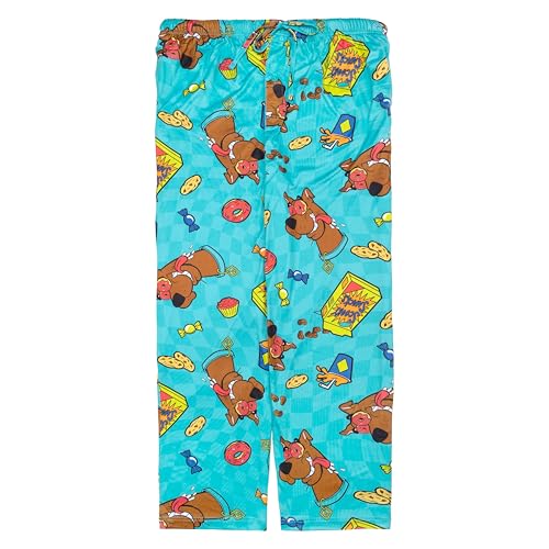 Scooby-Doo! Herren Pajama Pants, Lounge Bottoms with Drawstring, Ultra-Soft & Comfortable Pyjamahose, Large von Scooby-Doo!