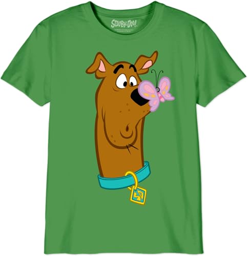 Scooby-Doo Jungen Boscoobts033 T-Shirt, Prairiengrün, 10 Jahre von Scooby-Doo
