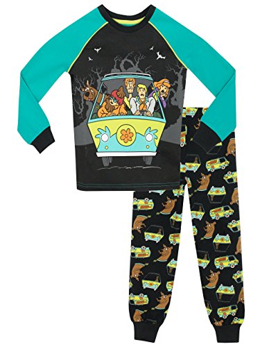 Scooby Doo Jungen Schlafanzug - Slim Fit 140 von Scooby Doo