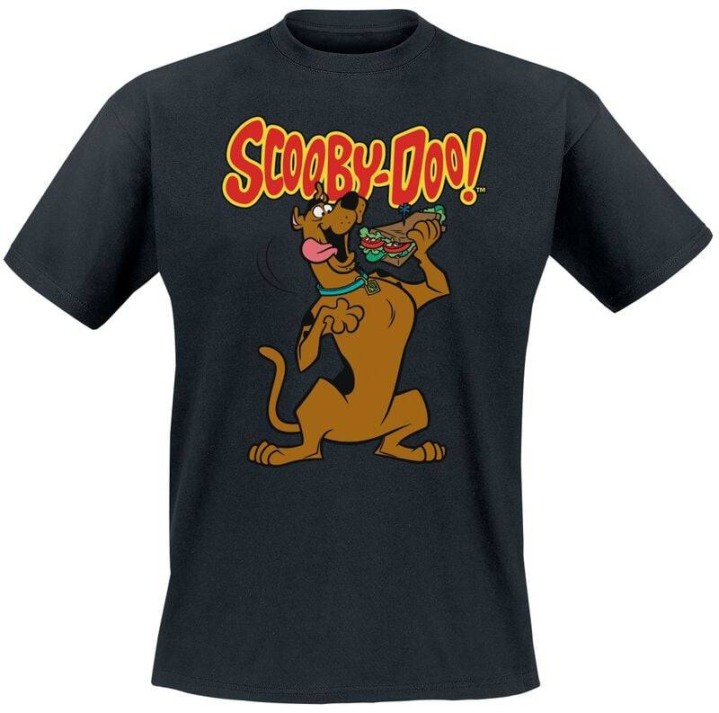Scooby-Doo Let's Eat Sandwich T-Shirt schwarz in M von Scooby-Doo