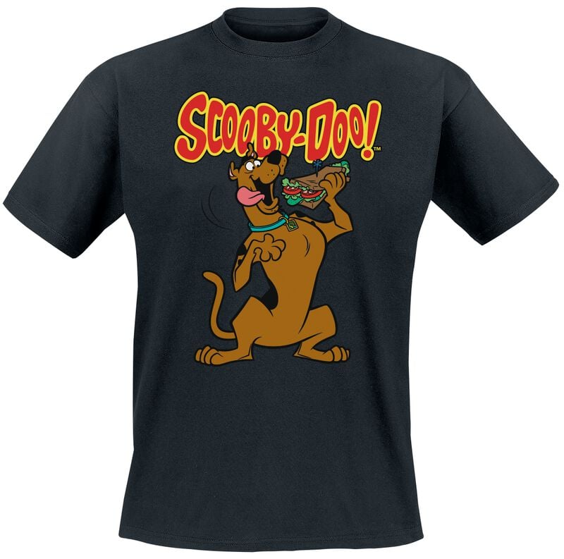 Scooby-Doo Let's Eat Sandwich T-Shirt schwarz in XXL Scooby-Doo Let's Eat Sandwich T-Shirt schwarz in XXL von Scooby-Doo