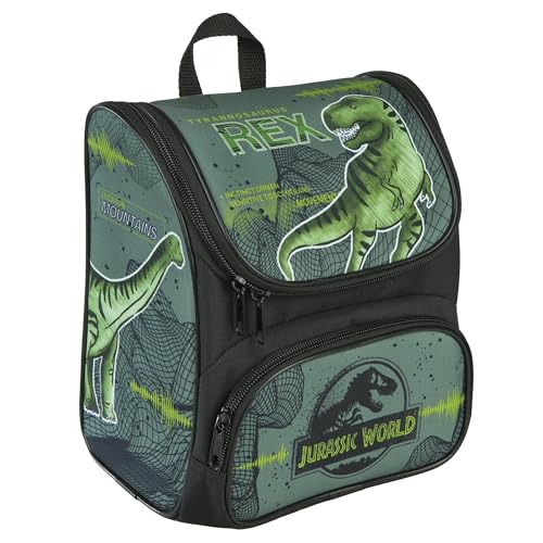 Scooli - CUTIE Vorschulranzen Jurassic World - Hauptfach und Vortasche - gepolsterte Träger und Rücken - Ideal für Kinder ab 3 Jahren von Scooli