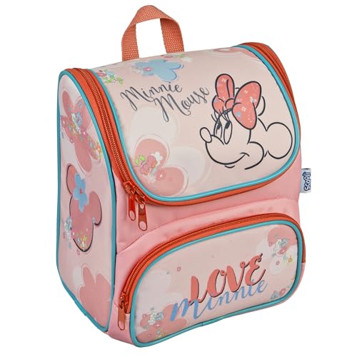 Scooli - CUTIE Vorschulranzen Minnie Mouse - Hauptfach und Vortasche - gepolsterte Träger und Rücken - Ideal für Kinder ab 3 Jahren von Scooli