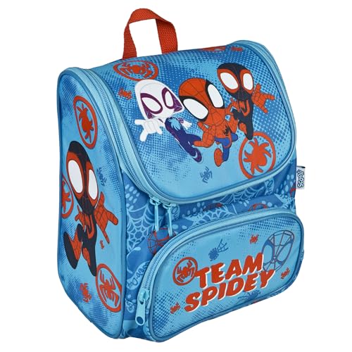 Scooli - CUTIE Vorschulranzen Spidey - Hauptfach und Vortasche - gepolsterte Träger und Rücken - Ideal für Kinder ab 3 Jahren von Scooli