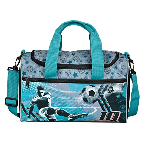 Scooli Fußball Sporttasche Turnbeutel Handtasche Umhängetasche Shopper Tasche von Scooli