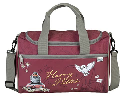 Scooli Harry Potter Sporttasche für Kinder I Sportbeutel für Sportklamotten und Schuhe I Trainingstasche mit praktischem Henkel I 33 x 22 x 10 cm I 8 Liter von Scooli