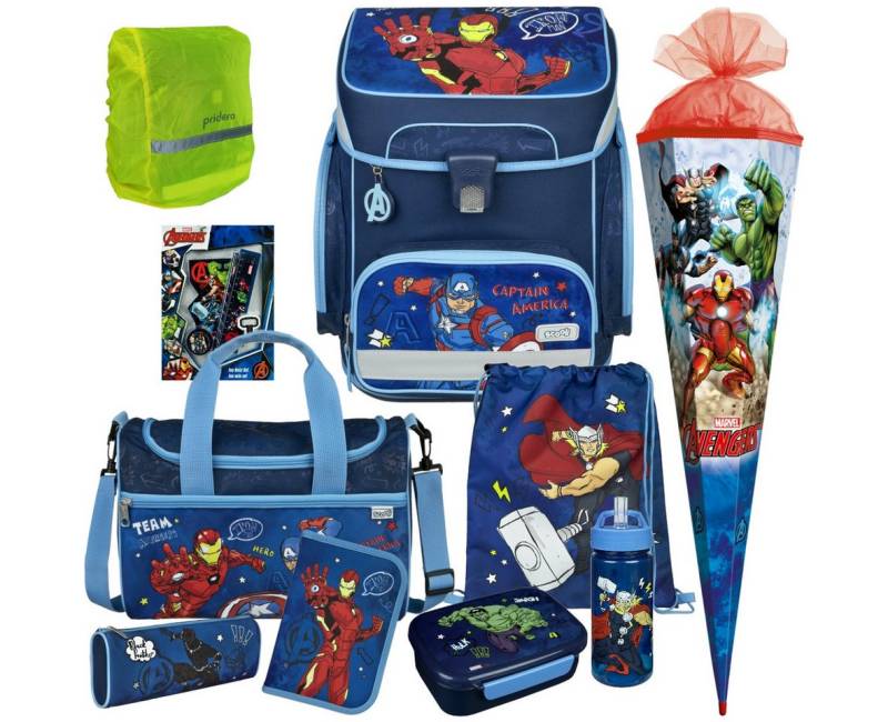 Scooli Schulranzen 1.Klasse Jungen EasyFit in unterschiedlichen Sets (11-tlg) von Scooli