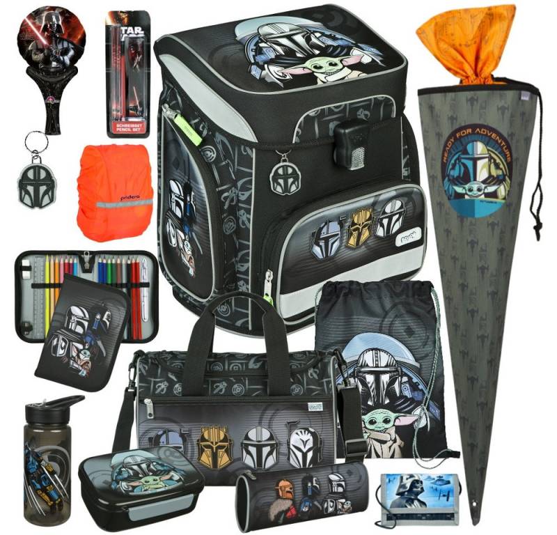 Scooli Schulranzen 1.Klasse Jungen EasyFit in unterschiedlichen Sets (13-tlg) von Scooli