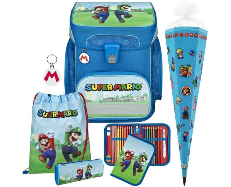 Scooli Schulranzen 1.Klasse Jungen EasyFit in unterschiedlichen Sets (6-tlg) von Scooli