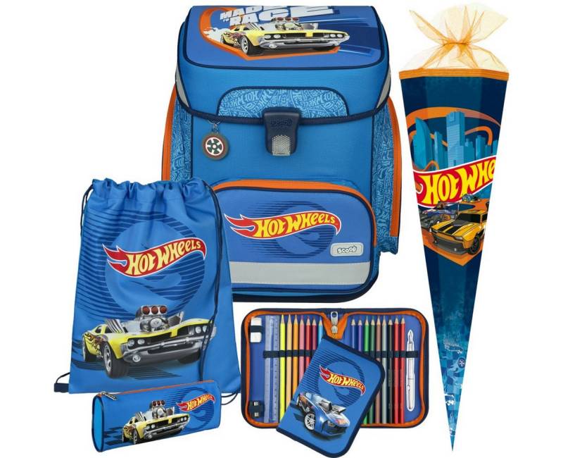 Scooli Schulranzen 1.Klasse Jungen EasyFit in unterschiedlichen Sets (6-tlg) von Scooli