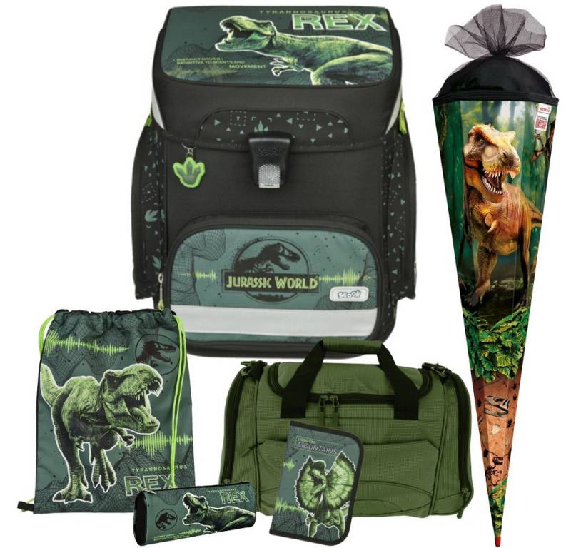 Scooli Schulranzen 1.Klasse Jungen EasyFit in unterschiedlichen Sets (7-tlg) von Scooli