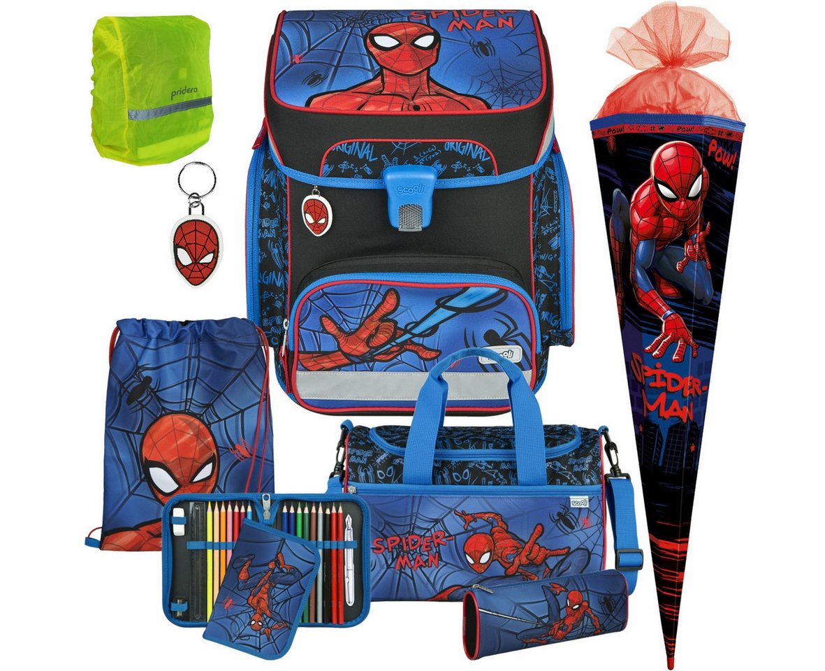 Scooli Schulranzen 1.Klasse Jungen EasyFit in unterschiedlichen Sets (8-tlg) von Scooli