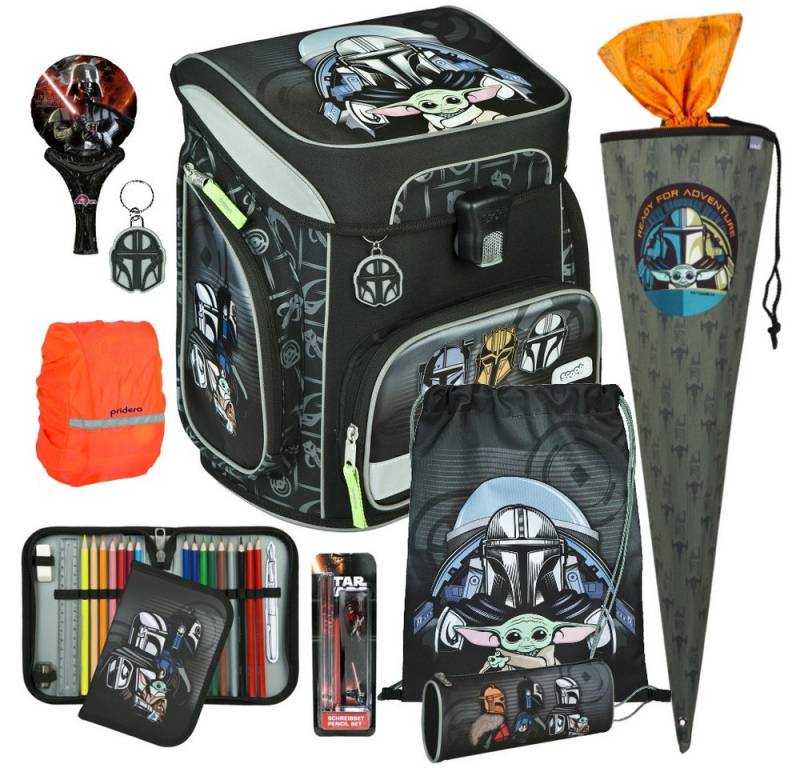 Scooli Schulranzen 1.Klasse Jungen EasyFit in unterschiedlichen Sets (9-tlg) von Scooli