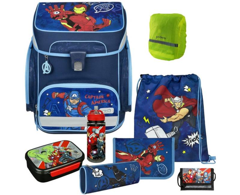 Scooli Schulranzen 1.Klasse Jungen EasyFit in unterschiedlichen Sets (9-tlg) von Scooli