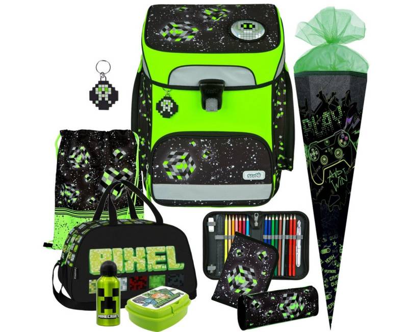 Scooli Schulranzen 1.Klasse Jungen EasyFit in unterschiedlichen Sets (9-tlg) von Scooli