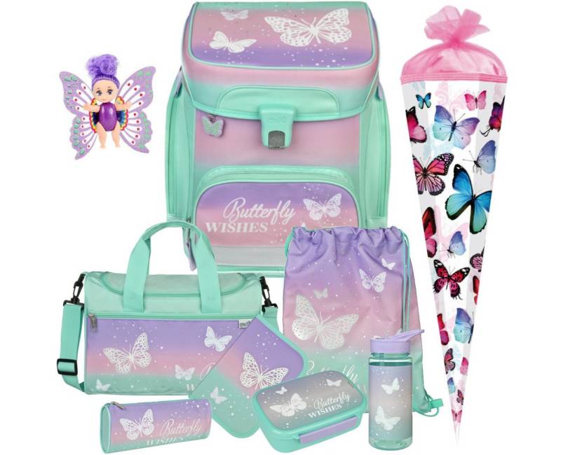 Scooli Schulranzen 1.Klasse Mädchen EasyFit in unterschiedlichen Sets (10-tlg) von Scooli
