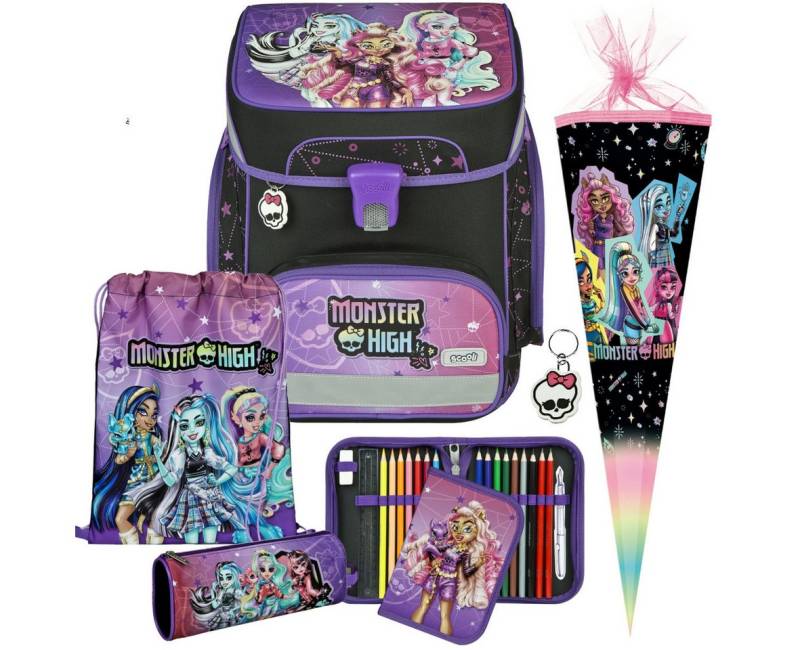 Scooli Schulranzen 1.Klasse Mädchen EasyFit in unterschiedlichen Sets (6-tlg) von Scooli