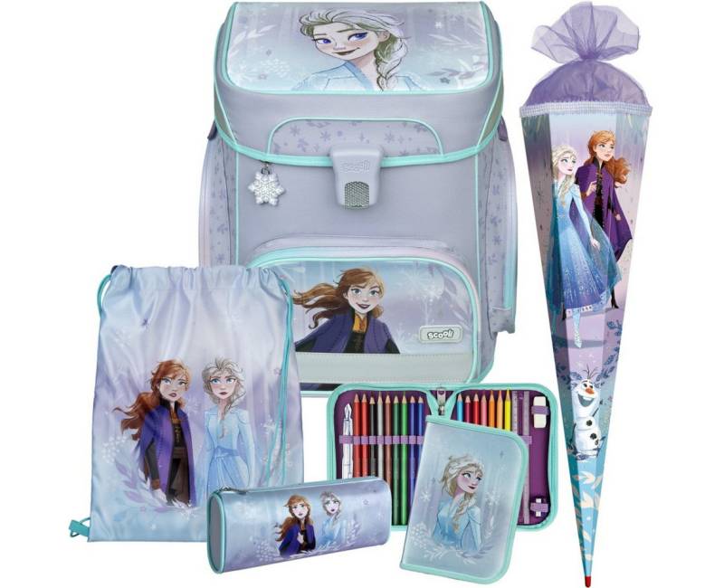 Scooli Schulranzen 1.Klasse Mädchen EasyFit in unterschiedlichen Sets (6-tlg) von Scooli