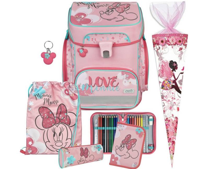 Scooli Schulranzen 1.Klasse Mädchen EasyFit in unterschiedlichen Sets (6-tlg) von Scooli