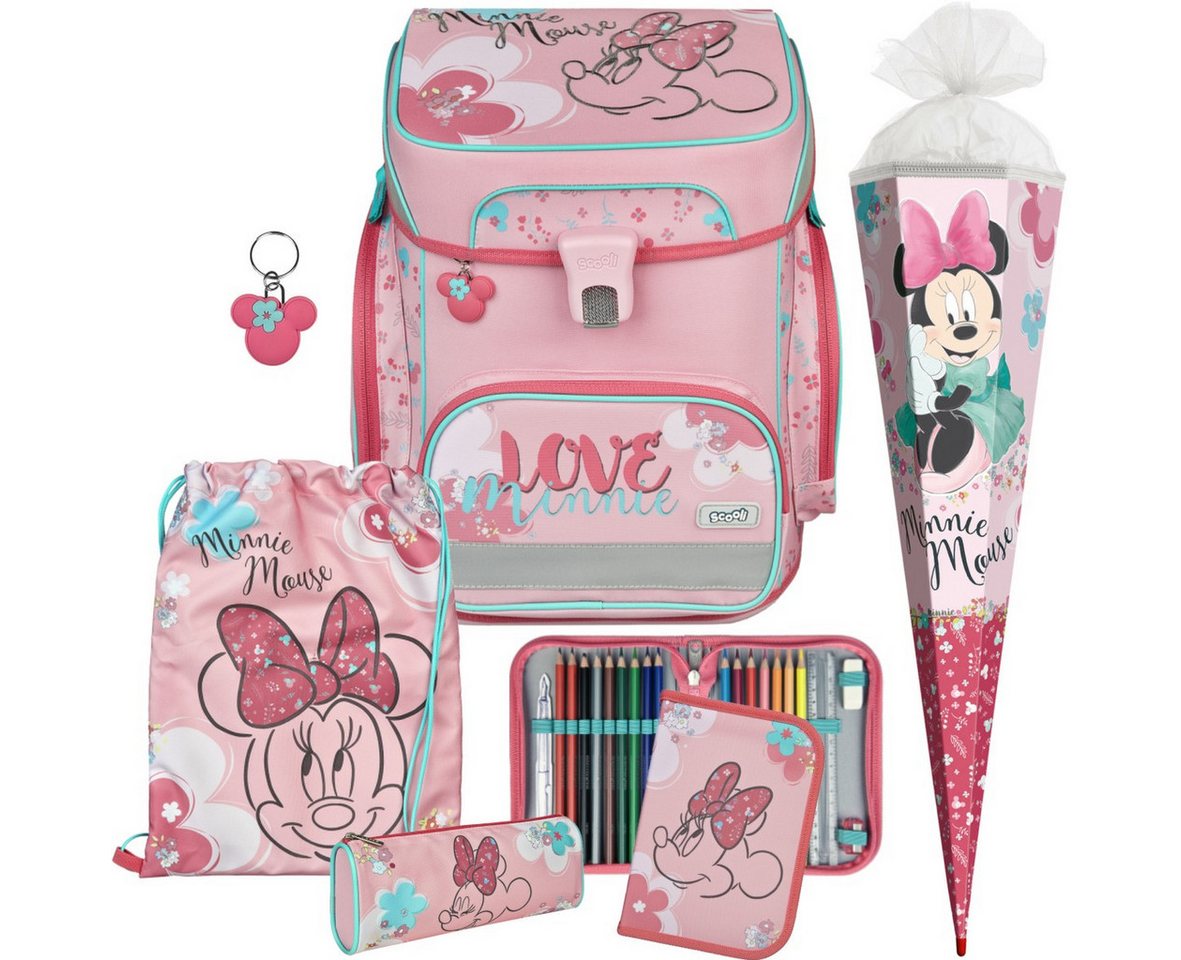 Scooli Schulranzen 1.Klasse Mädchen EasyFit in unterschiedlichen Sets (6-tlg) von Scooli