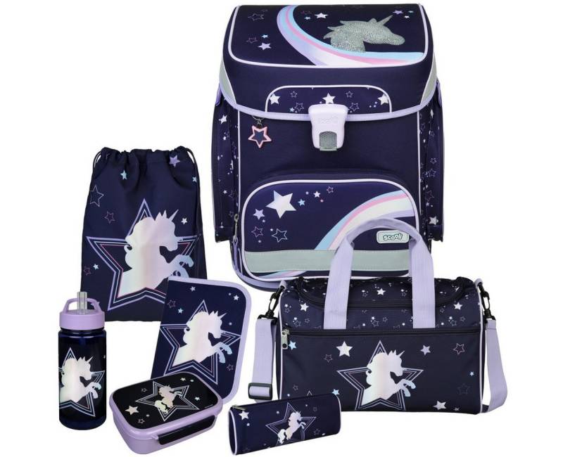 Scooli Schulranzen 1.Klasse Mädchen EasyFit in unterschiedlichen Sets (8-tlg) von Scooli
