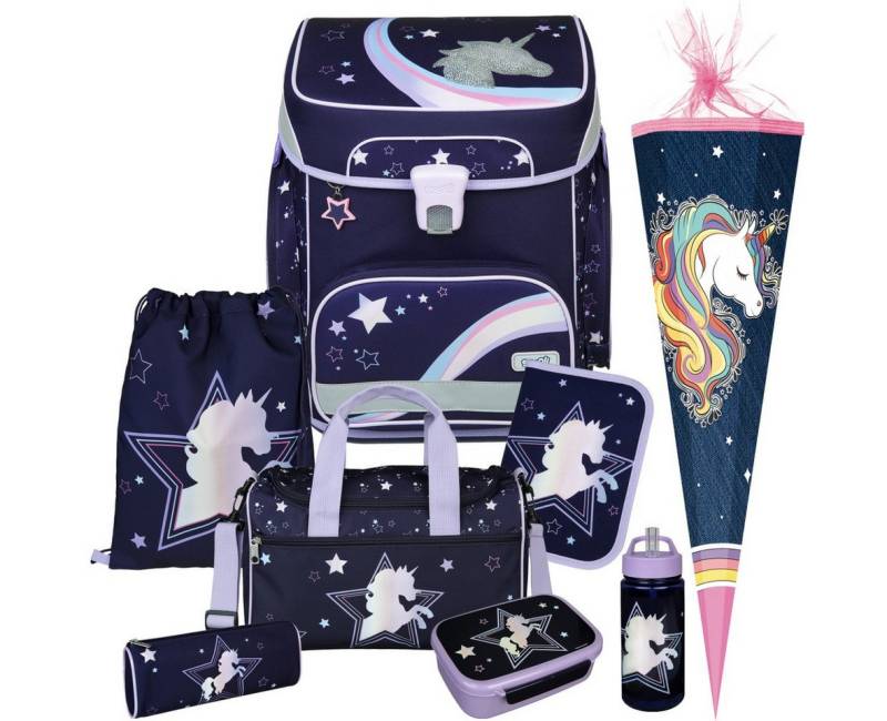 Scooli Schulranzen 1.Klasse Mädchen EasyFit in unterschiedlichen Sets (9-tlg) von Scooli
