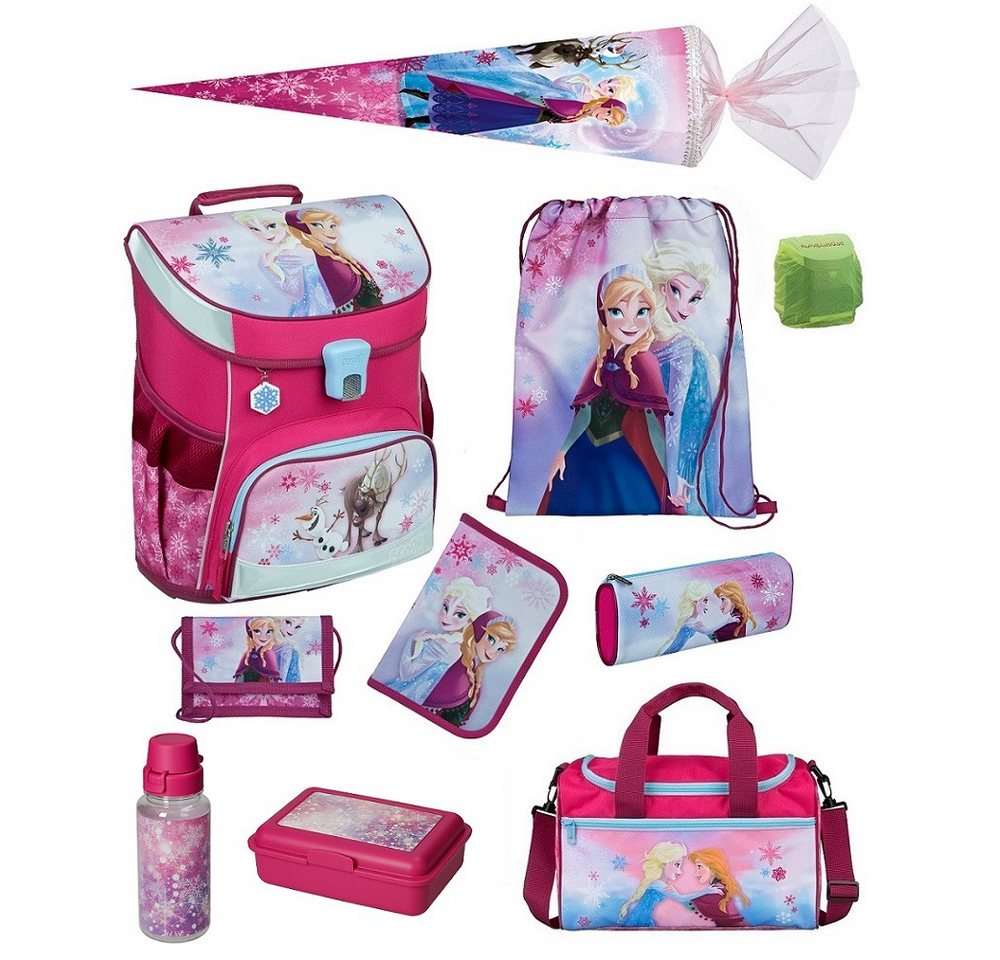 Scooli Schulranzen Scooli CampusFit (Set, 10-tlg., inkl. Sporttasche und Schultüte / Zuckertüte), Disney Die Eiskönigin FROZEN von Scooli