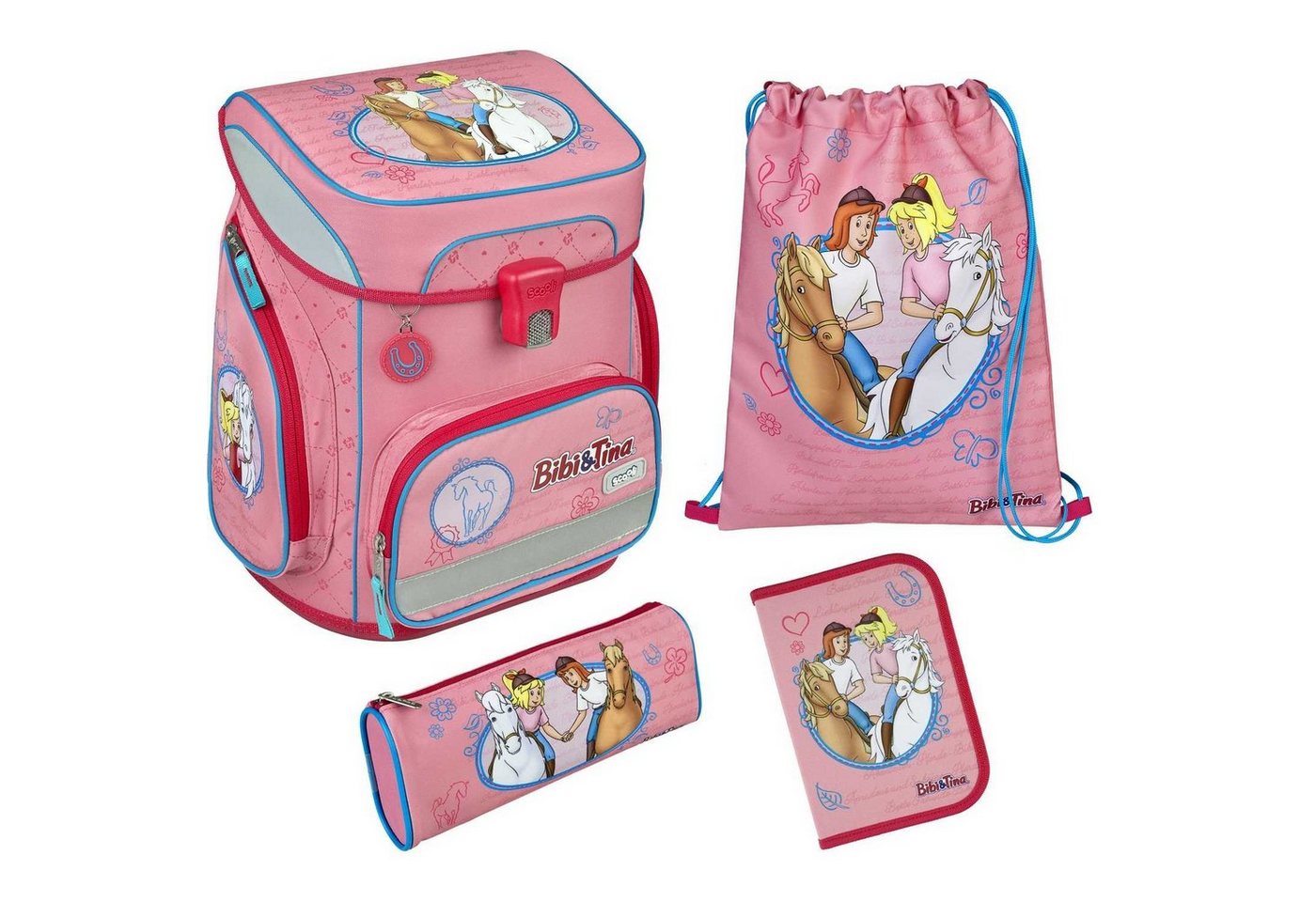 Scooli Schulranzen EasyFit Schulranzen Set 5-tlg. Bibi&Tina von Scooli