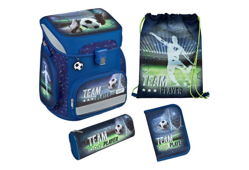 Scooli Schulranzen EasyFit Schulranzen Set 5-tlg. Team Player von Scooli