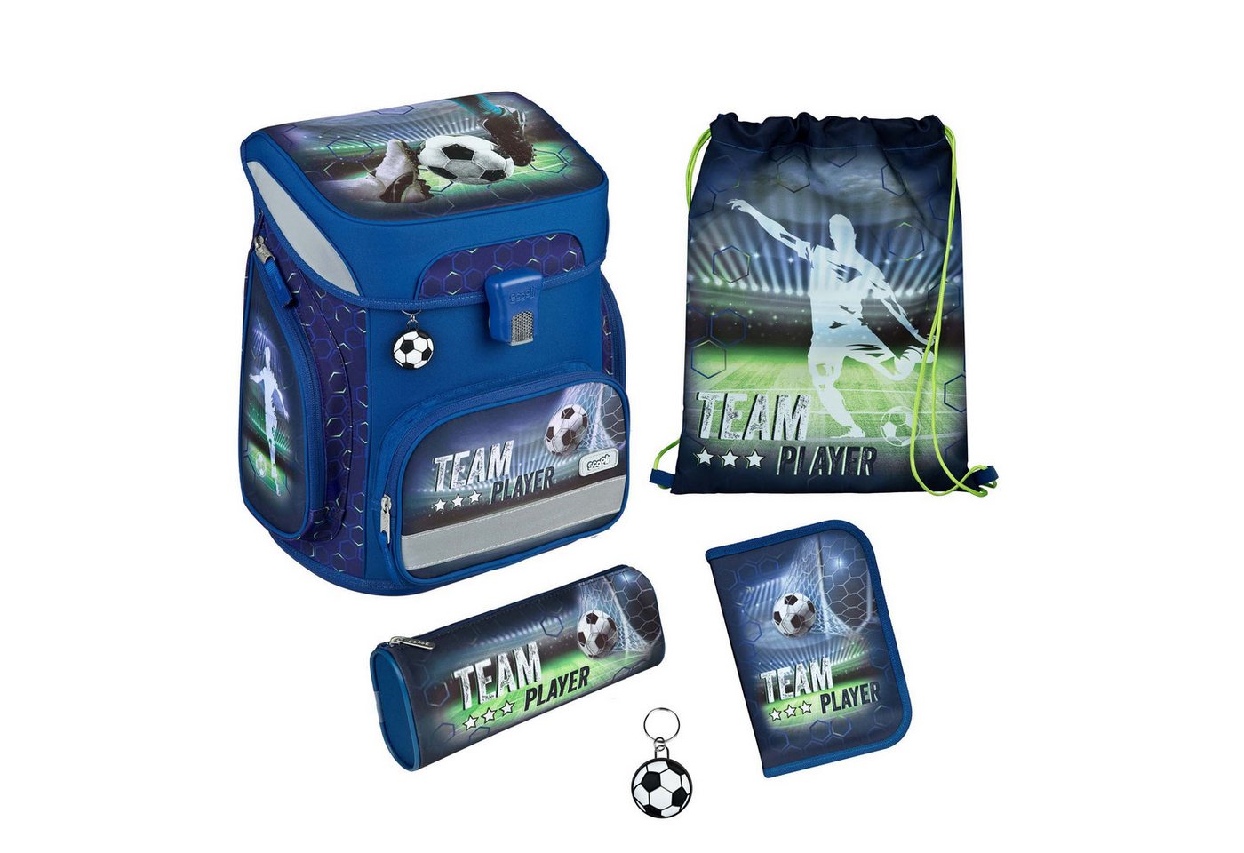 Scooli Schulranzen SCOOLI EasyFit Team Player Fussball Schulranzen Set, 5tlg. Scooli Schulranzen SCOOLI EasyFit Team Player Fussball Schulranzen Set, 5tlg. von Scooli