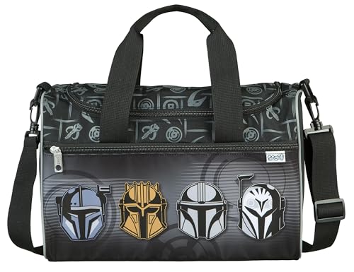 Scooli - Star Wars Sporttasche für Kinder - 23 x 35 x 16 cm - geräumiges Hauptfach - Verstellbarer Schultergurt - Zubehör für die Schule - Umhängetasche von Scooli
