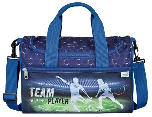 Scooli - Team Player Sporttasche für Kinder - Geräumiges Hauptfach - Verstellbarer Schultergurt - Fußball-Design - Robust Scooli - Team Player Sporttasche für Kinder - Geräumiges Hauptfach - Verstellbarer Schultergurt - Fußball-Design - Robust von Scooli