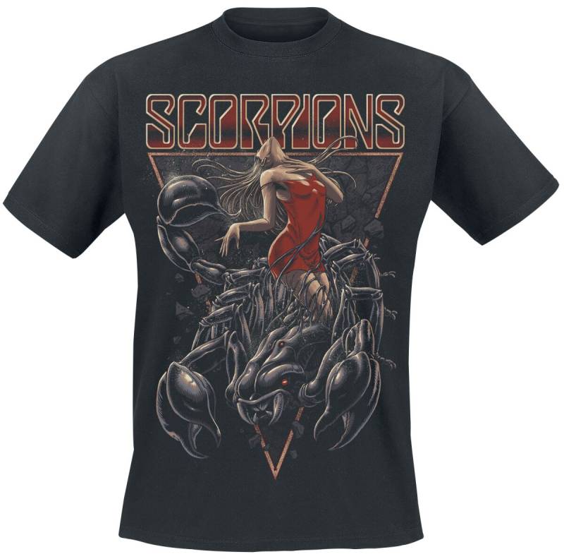 Scorpions Hurricane T-Shirt schwarz in XXL von Scorpions