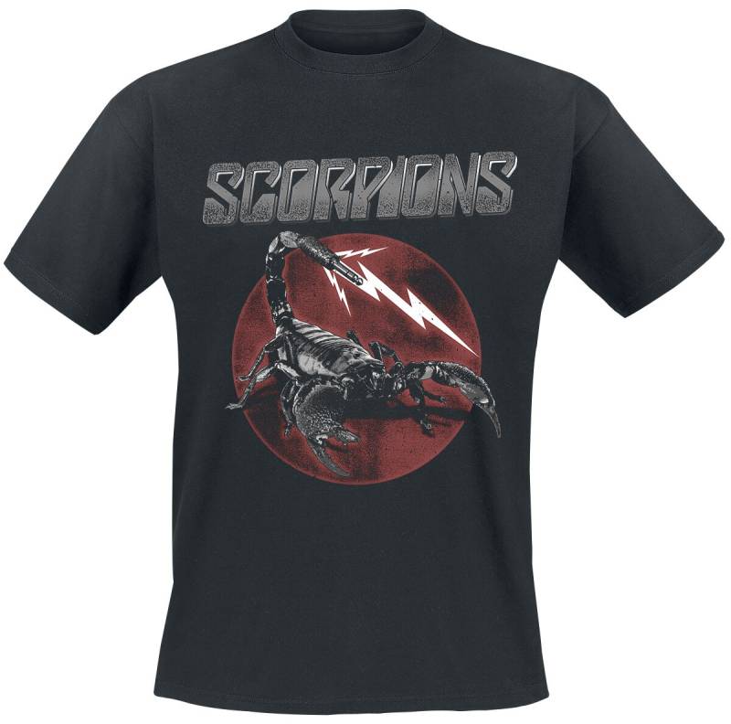 Scorpions T-Shirt - 7 Jack Plug - S bis 3XL - für Männer - Größe L - schwarz  - Lizenziertes Merchandise! von Scorpions