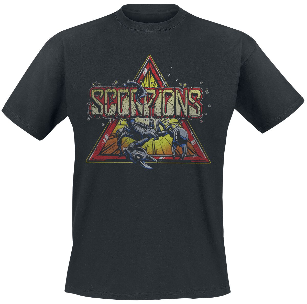 Scorpions Triangle Scorpion T-Shirt schwarz in M von Scorpions