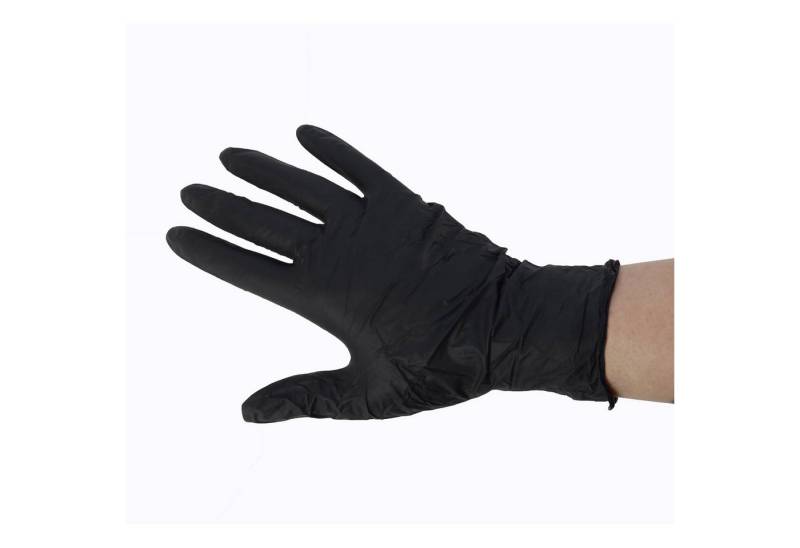 Scorprotect® Einweghandschuhe Nitril-Einweghandschuhe schwarz Größe L Spenderbox von Scorprotect®