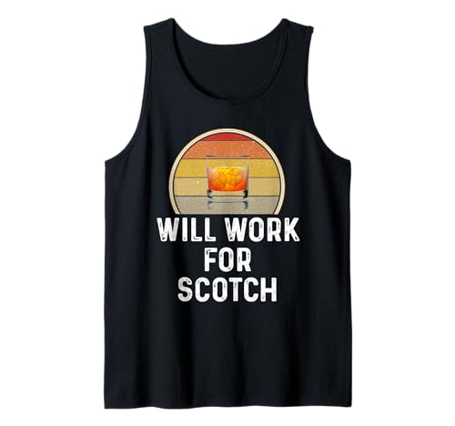 Herren Lustig funktioniert für Scotch Trinker Liebhaber Humor Tank Top Herren Lustig funktioniert für Scotch Trinker Liebhaber Humor Tank Top von Scotch Drinker Gifts