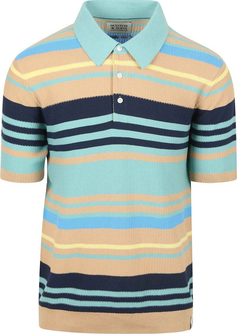 Scotch And Soda Knitted Polo Multicolour - Größe L von Scotch and Soda