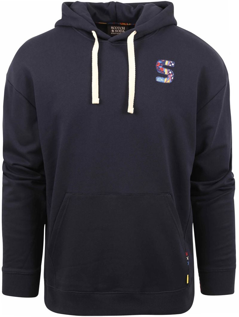 Scotch and Soda Bandana Hoodie Navy - Größe L von Scotch and Soda