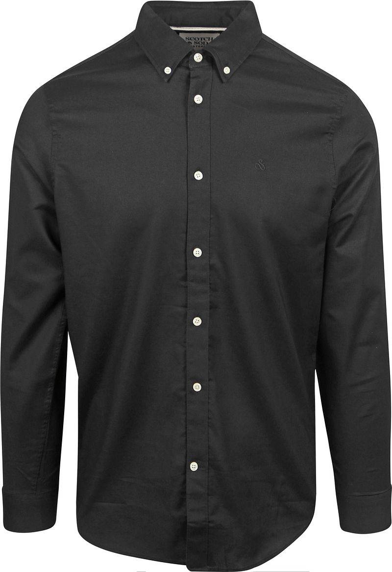 Scotch and Soda Core Oxford Hemd Schwarz - Größe XL von Scotch and Soda