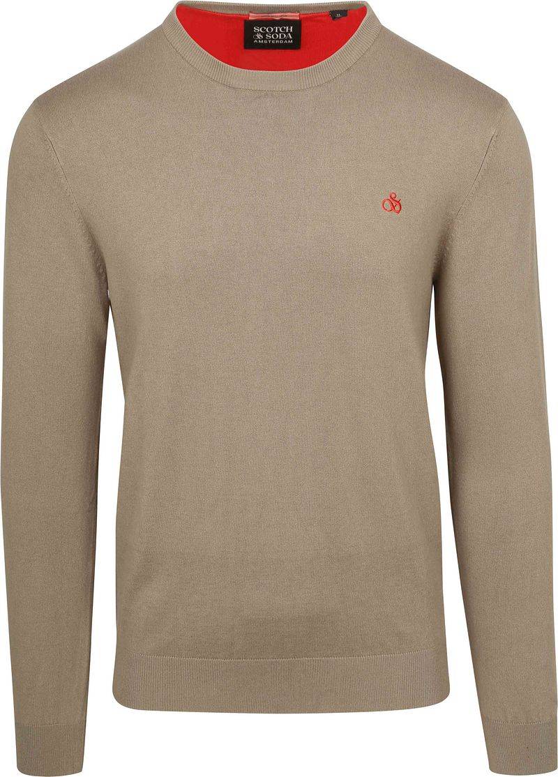 Scotch and Soda Essential Pullover Beige - Größe XL von Scotch and Soda