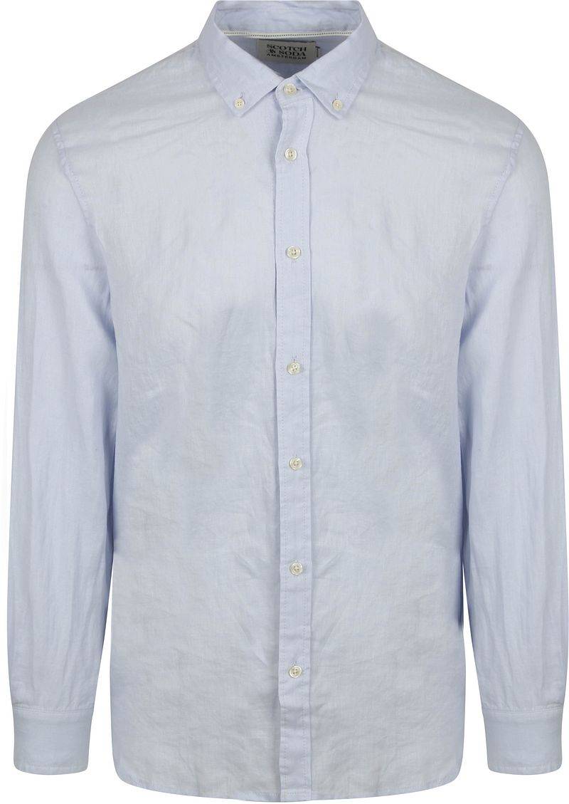 Scotch and Soda Leinenhemd Hellblau - Größe L von Scotch and Soda